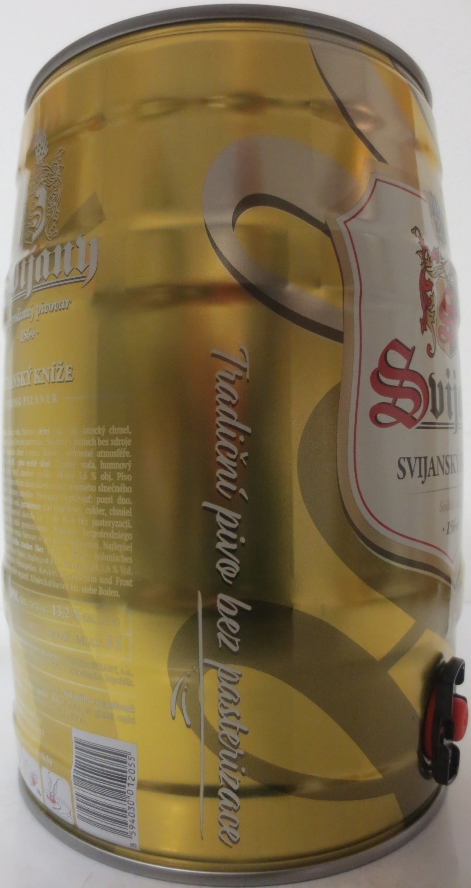 Svijany SVIJANSKÝ KNÍŽE Světlé silné 1564 Tradiční pivo bez pasterizace 13