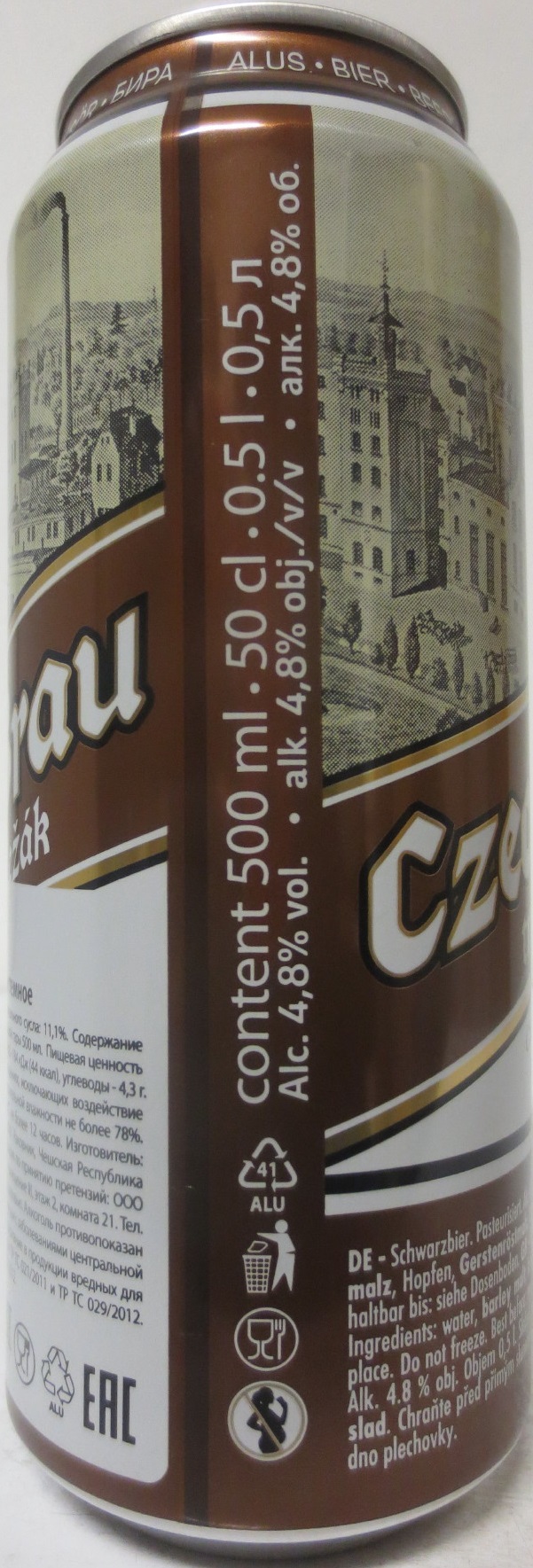 CzechBrau tmavý ležák (50cl) (B/O) č.1