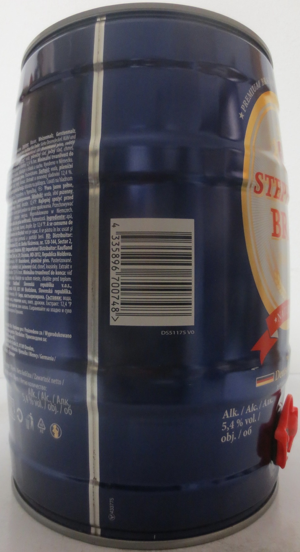 STEPHANS BRÄU Hefe-Weizen NATURTRÜB Deutsches Bier (5L) Nr.1 