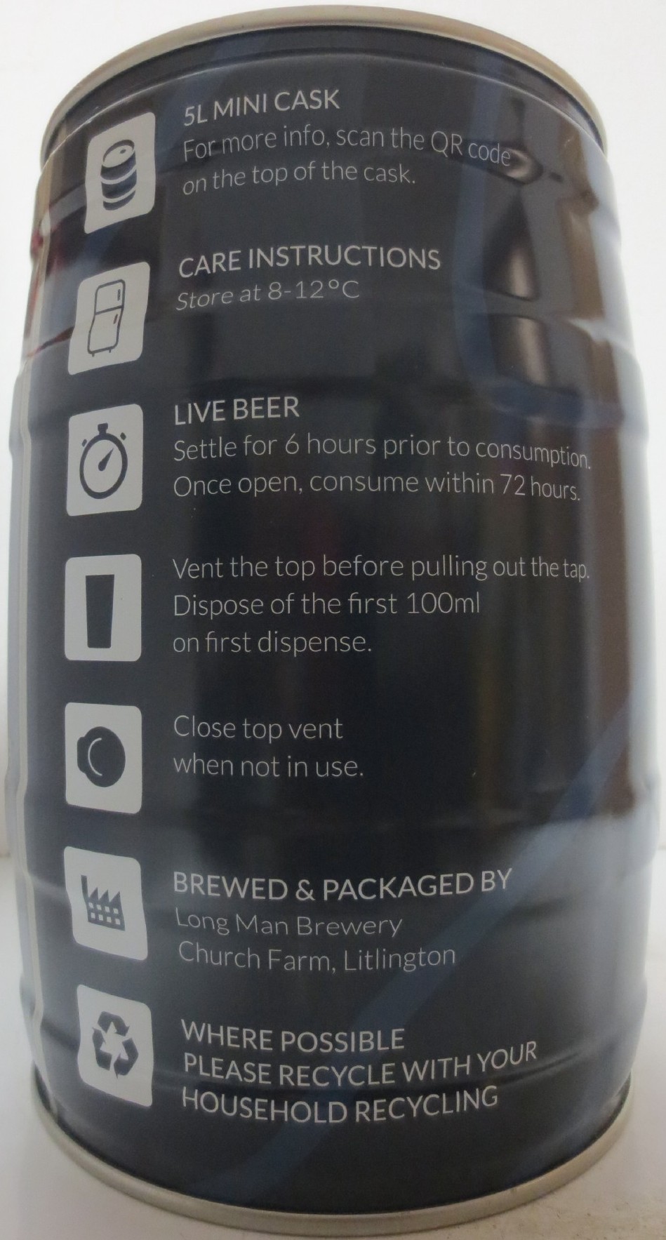 LONG MAN BEST BITTER Alc. 4.0% Vol. (5L) Nr.1