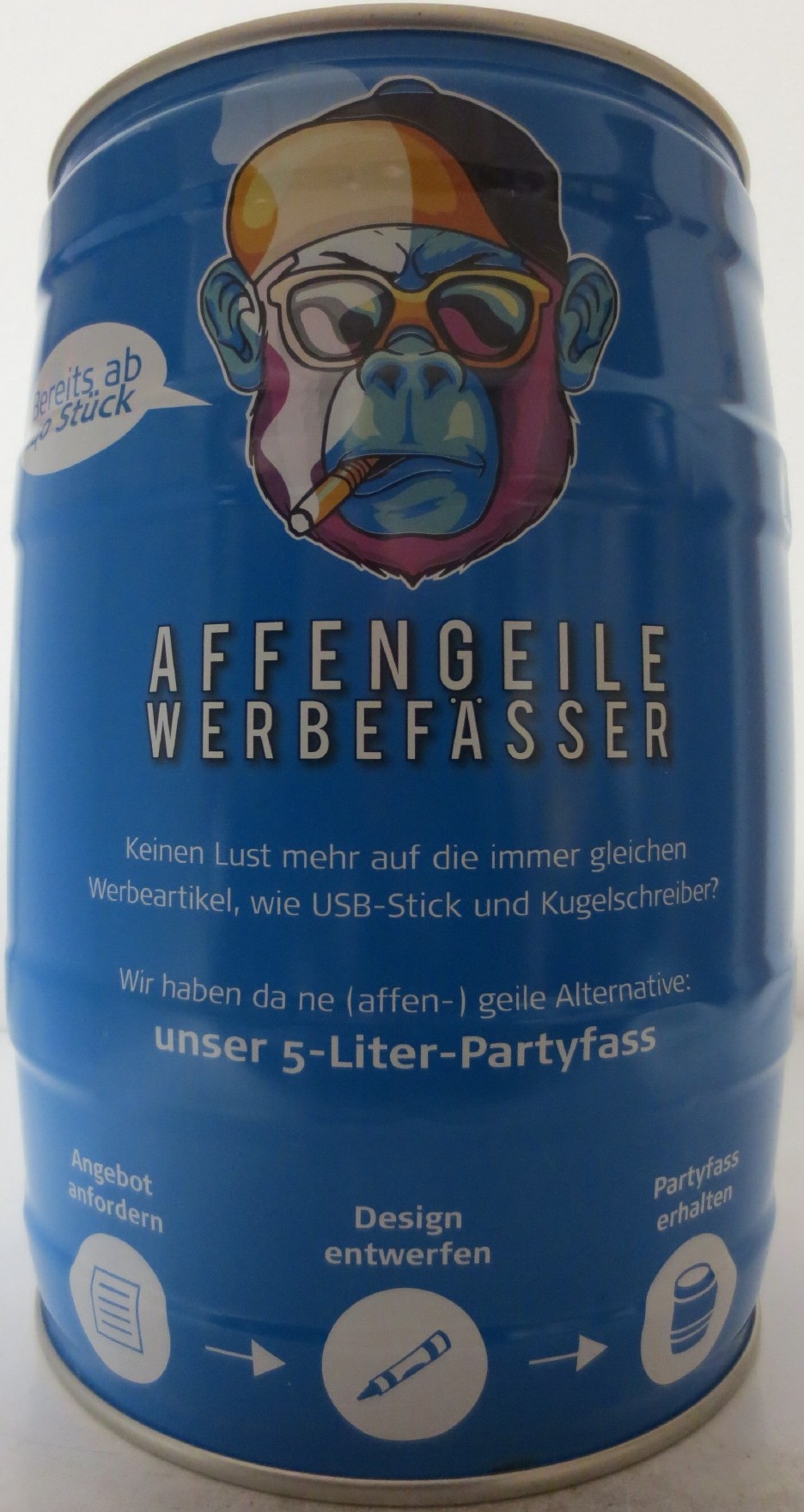 AFFENGEILE WERBEFÄSSER (5L) Nr.1 (modrý) 
