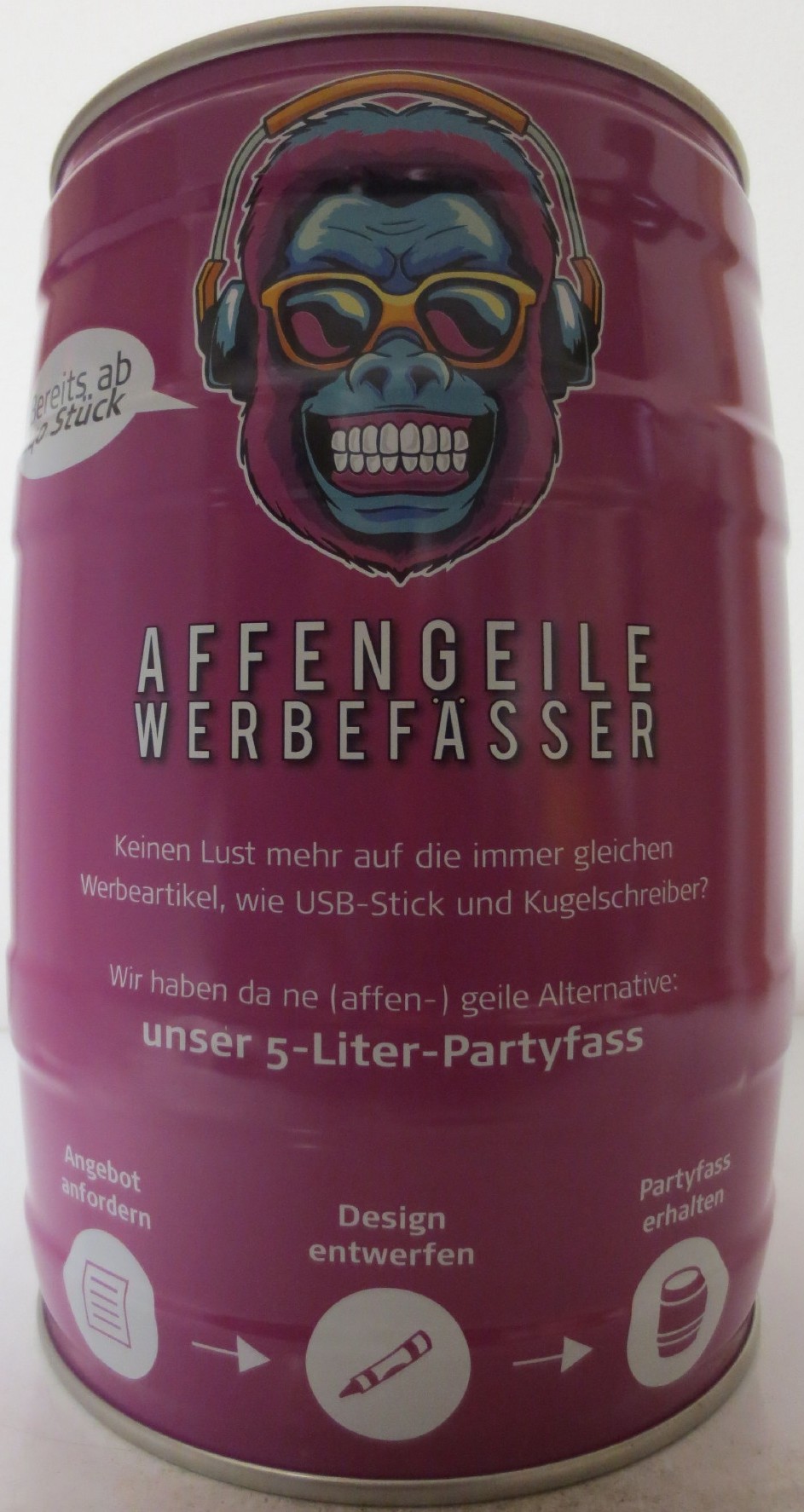 AFFENGEILE WERBEFÄSSER (5L) Nr.2 (růžový) 