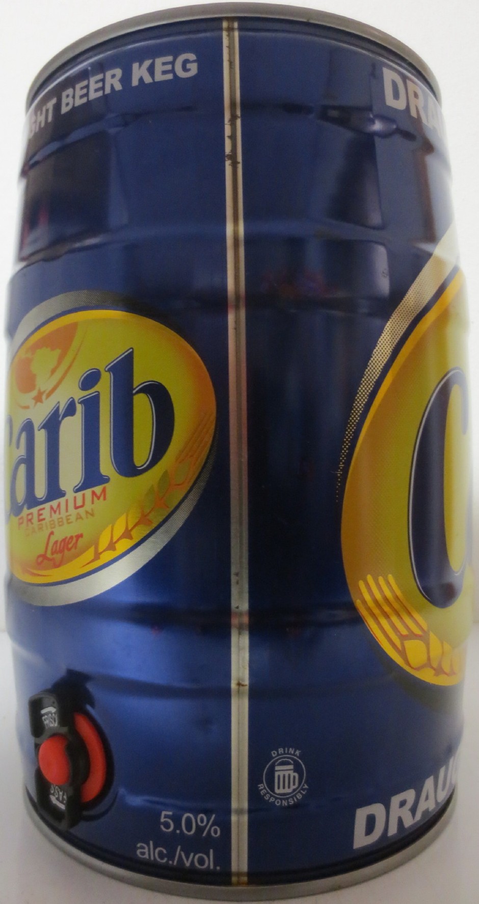 Carib PREMIUM CARIBEAN Lager DRAUGHT BEER KEG (5L) Nr.1