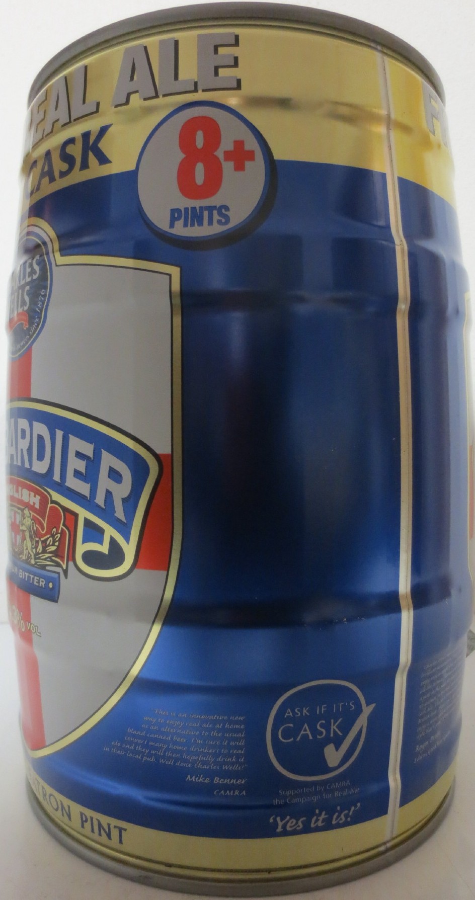 BOMBARDIER ENGLISH PREMIUM BITTER (5L) Nr.1 