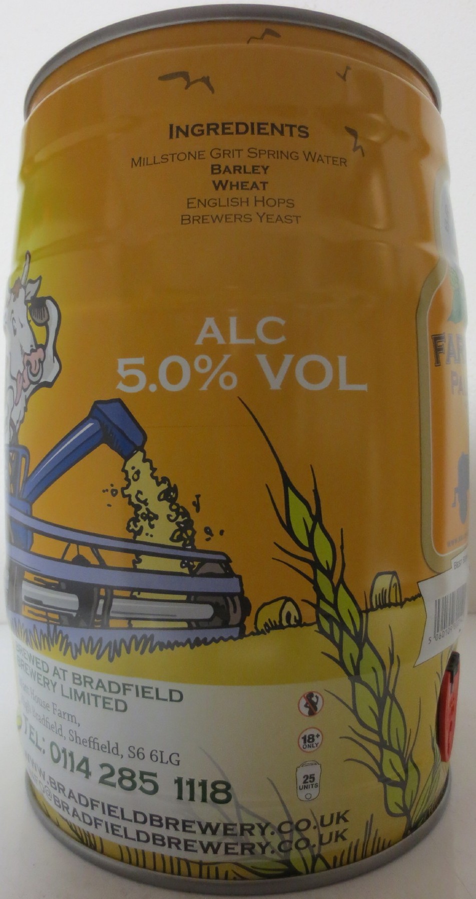 BRADFIELD BREWERY FARMERS PALE ALE (5L) Nr.1 