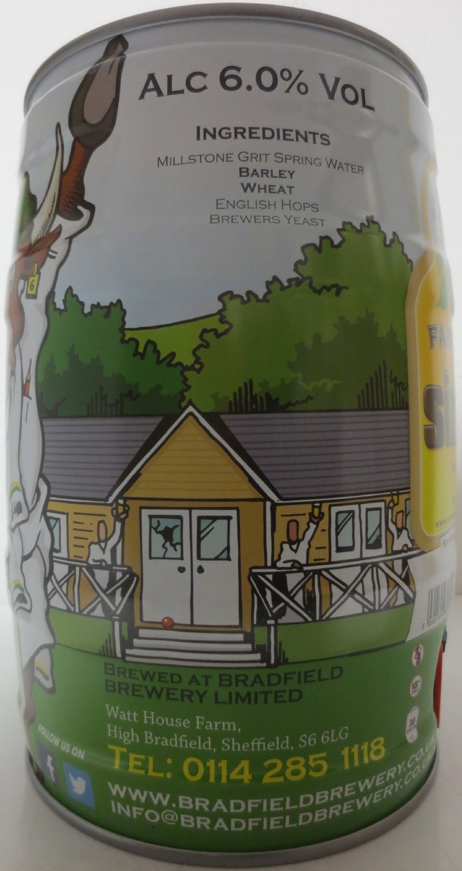 BRADFIELD BREWERY FARMERS sixer PALE ALE (5L) Nr.1