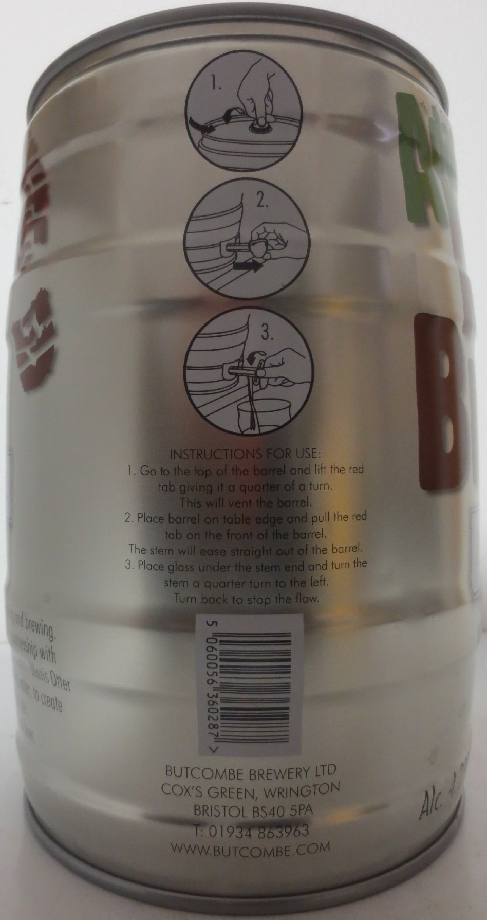 BUTCOME BREWERY West Country Bitter (5L) Nr.1 