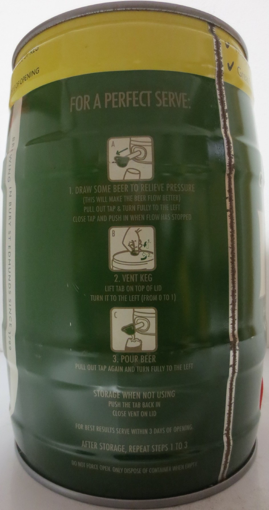 GREENE KING IPA HANDCRAFTED INDIA PALE ALE (5L) Nr.1 