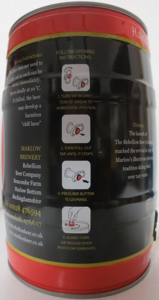 MARLOW BREWERY REBELLION IPA (5L) Nr.2 