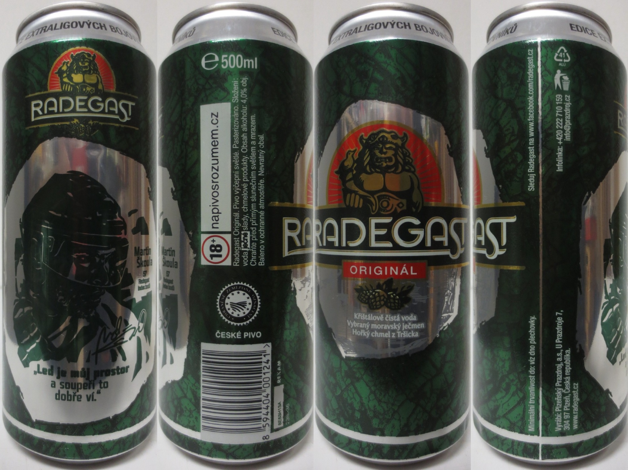 RADEGAST ORIGINAL EDICE EXTRALIGOVÝCH BOJOVNÍKŮ kompletní sérei (6ks) (CZ) (50cl) (B/O)