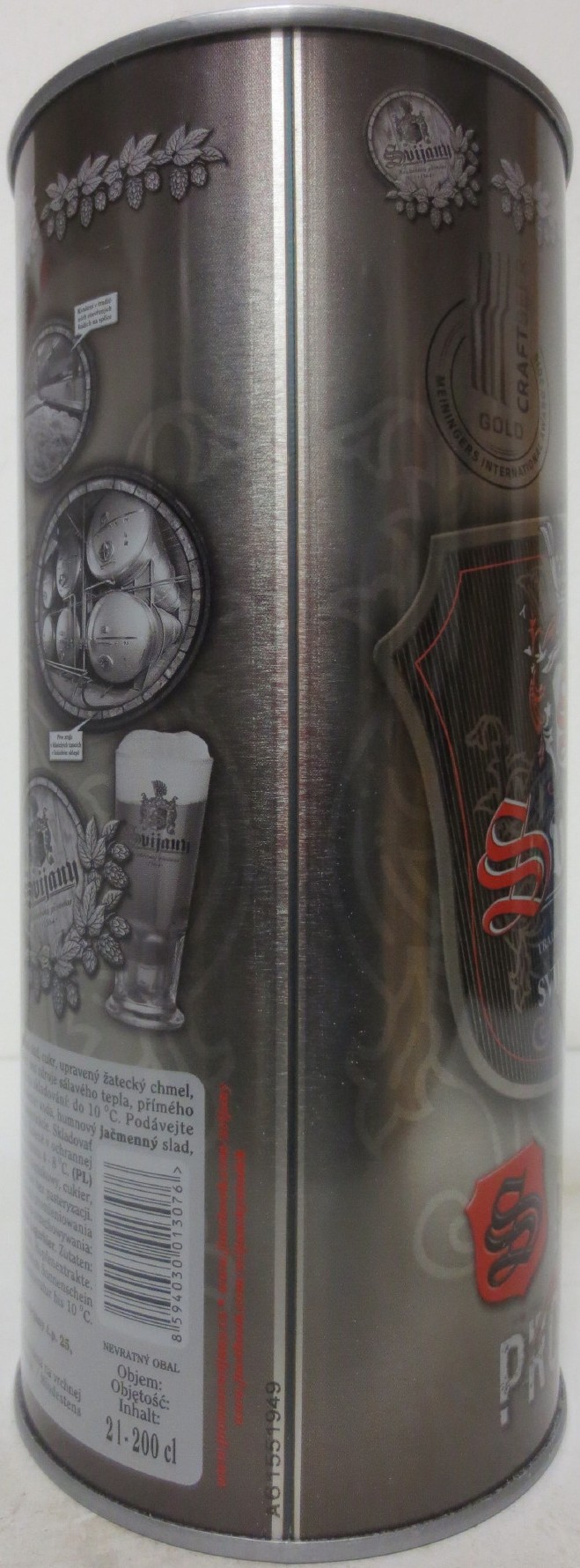 Svijany SVIJANSKÝ RYTÍŘ PLECHOVKA nejen PRO CHLAPY (200cl) č.1